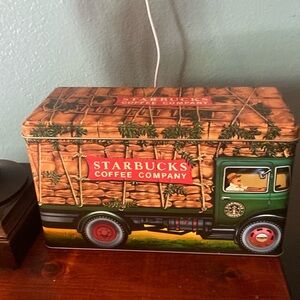 Starbucks Tin by Silver Crane Designs England